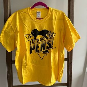 Pittsburgh Penguins Let’s Go Pens! Gold T-Shirt